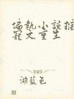 偏执小说推荐甜宠文重生