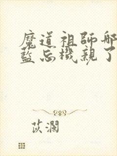 魔道祖师哪一集蓝忘机亲了魏无羡