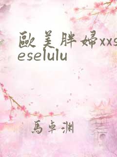 欧美胖妇xxseselulu