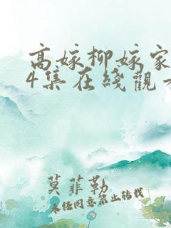 高嫁柳嫁家1到4集在线观看