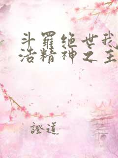 斗罗绝世我霍雨浩精神之主
