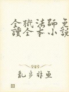 全职法师免费阅读全本小说