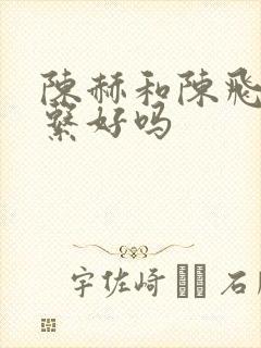 陈赫和陈飞宇关系好吗
