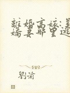 离婚高嫁:美丽娇妻哪里逃