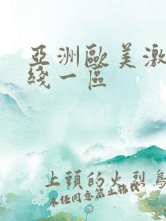 亚洲欧美激情在线一区