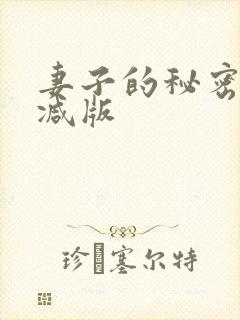 妻子的秘密无删减版