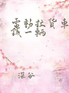 电动拉货车多少钱一辆