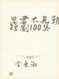 思君不见朝与暮短剧100集