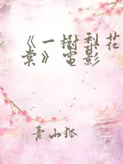 《一树梨花压海棠》电影