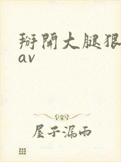 掰开大腿狠狠操av