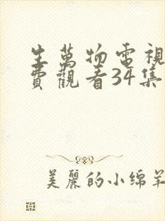 生万物电视剧免费观看34集