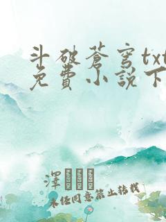 斗破苍穹txt免费小说下载