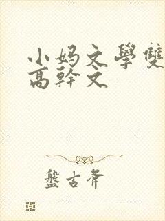 小妈文学双男主高干文