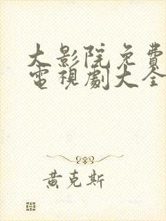 大影院免费高清电视剧大全