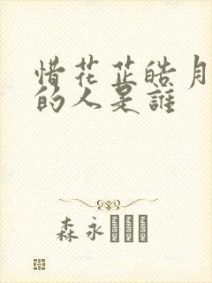 惜花芷皓月背后的人是谁