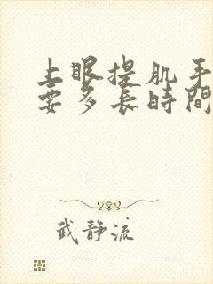 上眼提肌手术需要多长时间