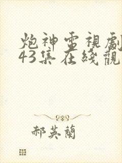 炮神电视剧全集43集在线观看