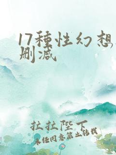 17种性幻想无删减