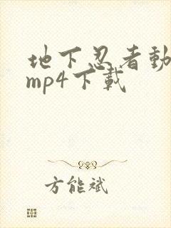 地下忍者动漫 mp4下载