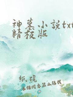 神墓小说txt精校版