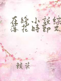 在线小说综影视落花时节又逢君