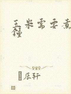 玉米需要煮几分钟