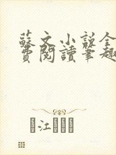 苏文小说全文免费阅读笔趣阁