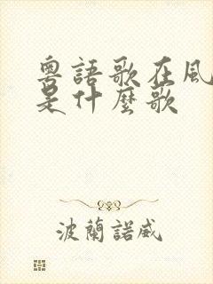 粤语歌在风中里是什么歌