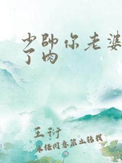 少帅你老婆又跑了肉