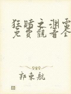 狂赌之渊电视剧免费观看全集在线播放