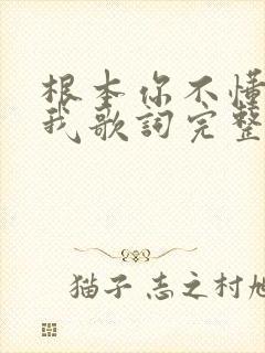 根本你不懂得爱我歌词完整版