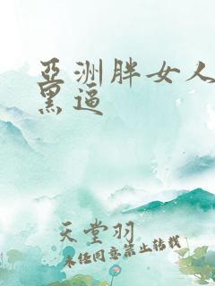 亚洲胖女人日大黑逼