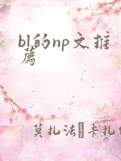 bl的np文推荐