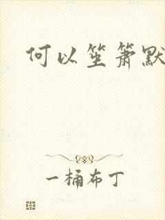 何以笙箫默小说