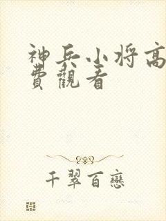 神兵小将高清免费观看