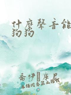 什么声音能吸引狗狗