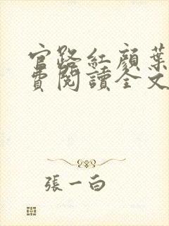 官路红颜叶鸣免费阅读全文小说