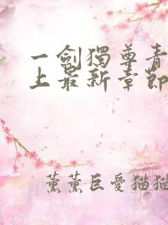 一剑独尊青鸾峰上最新章节