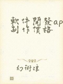 软件开发app制作价格