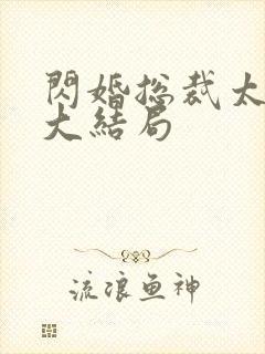 闪婚总裁太霸道大结局