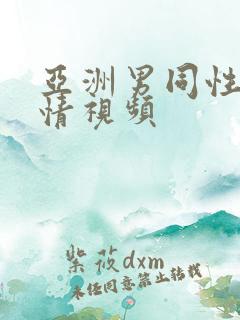 亚洲男同性恋激情视频