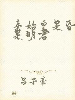 秦始皇是昏君还是明君