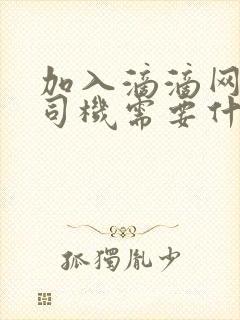 加入滴滴网约车司机需要什么条件
