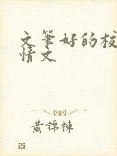 文笔好的校园言情文