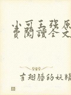 小可王强原文免费阅读全文最新章节