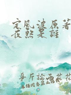 定风波原著结局夜煞是谁