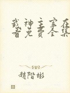 武神主宰在线观看免费全集