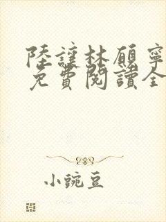 陆让林愿宁小说免费阅读全文