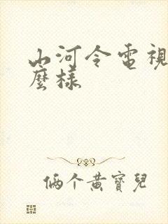 山河令电视剧怎么样