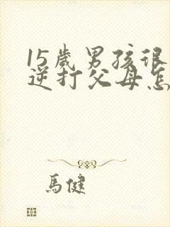 15岁男孩很叛逆打父母怎么办